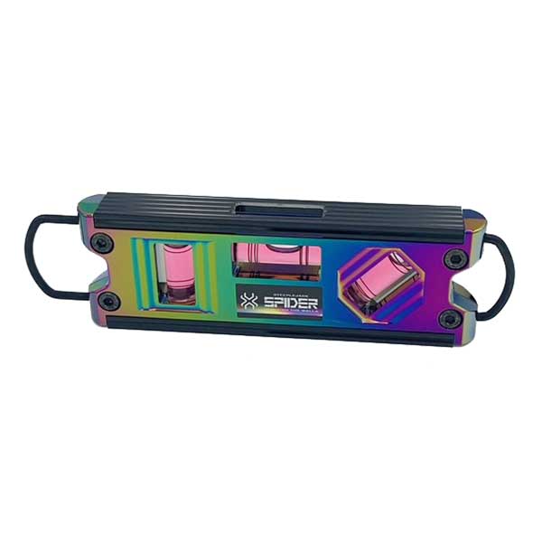 【メール便対応】☆SK11　SED-TBP-RP　SPIDER鳶レベル　レインボー　気泡管カラー：レッド　　藤原産業