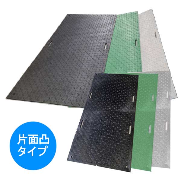 【法人向け】☆WPT Wボード 片面タイプ 4尺×8尺判・3尺×6尺判・1m×2m判 黒・灰・緑 合成ゴムマット 【代引き不可】【車上渡し】