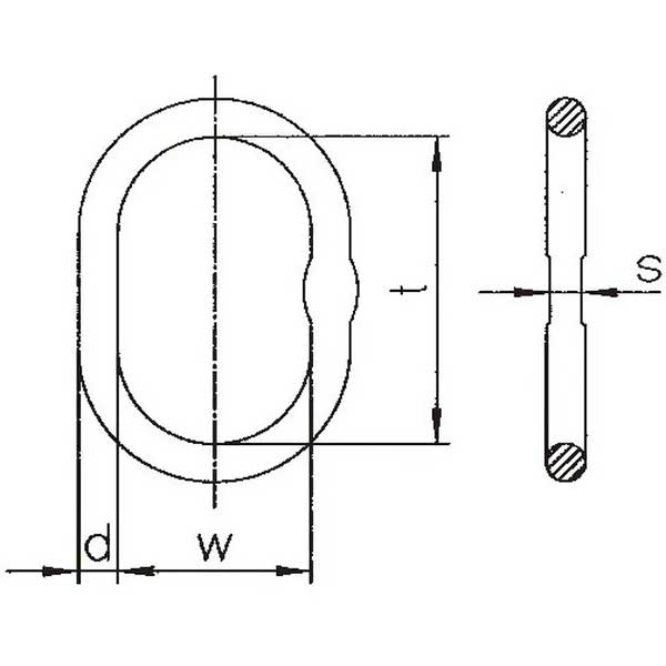☆コンドーテック　M-SLH2S-2Tx1M　敷鉄板用フック付 チェーンスリング　使用荷重2t...