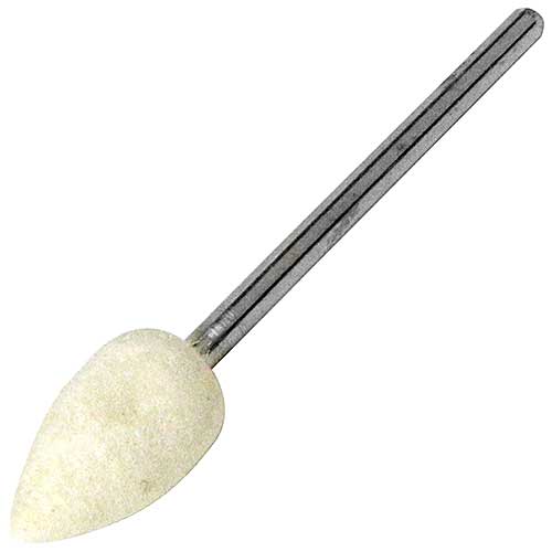 【メール便対応】★SK11　SRB-302　軸付フェルトバフ　8mm　炎型　軸径2.35mm　金属・樹脂等　　藤原産業