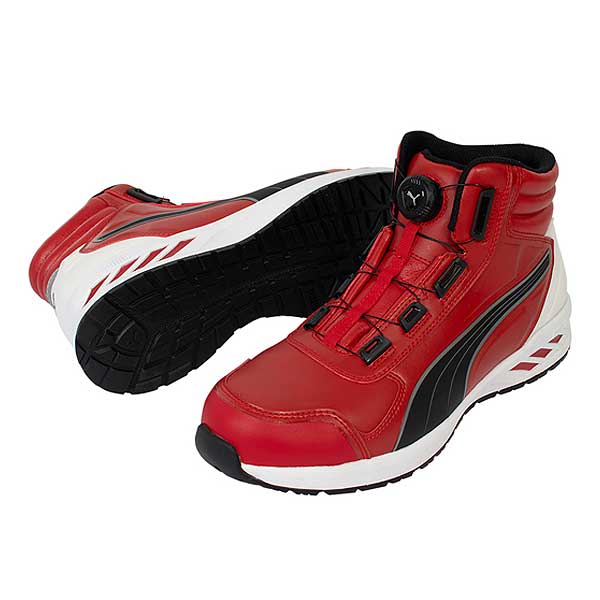☆プーマ/PUMA NO.63.358.0 RIDER 2.0 RED&BLACK DISC MID ライダー2.0・レッド&ブラック・ディスク・ミッド (25...