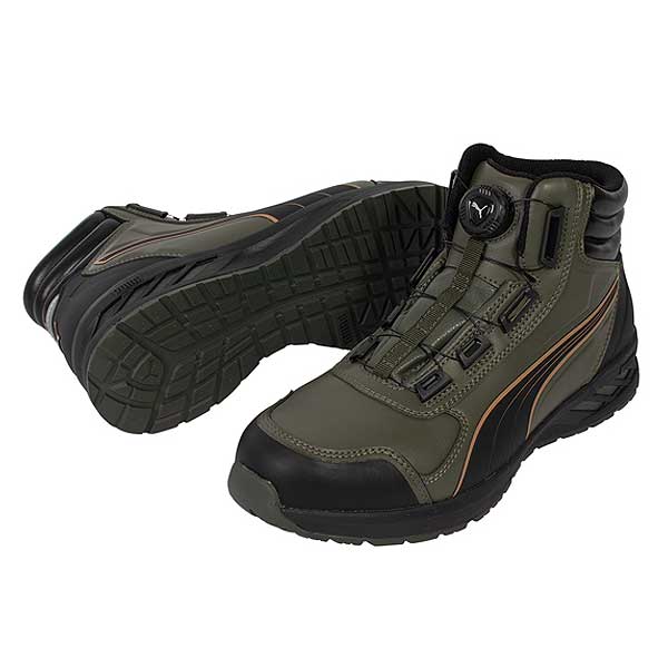 ☆プーマ/PUMA NO.63.362.0 RIDER 2.0 OLIVE DISC MID ライダー2.0・オリーブ・ディスク・ミッド (25.0cm〜28....