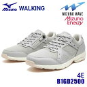 ☆ミズノ/MIZUNO B1GD250003 グレー×ピンク LD アラウンド 4 SW (21.5〜24.5cm 4E相当) ウォーキングシューズ ウィメンズ...