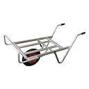 【法人向け】☆シンセイ TC1010 アルミコンテナカー1輪 コンテナ2個積 5台セット (4571191198433)【代引き不可】