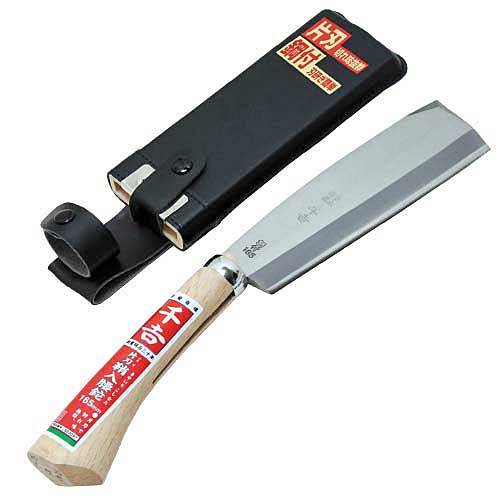 ★千吉　鞘入腰鉈　片刃　165mm　なた　　藤原産業