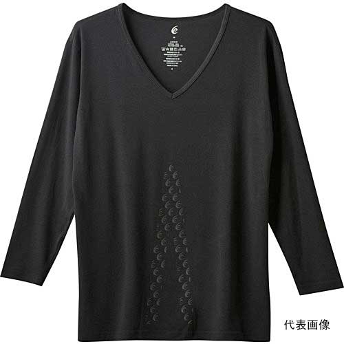 ☆りらいぶ/RELIVE INU-005-BLK あったかインナー メンズ ブラック S・M・L・LL