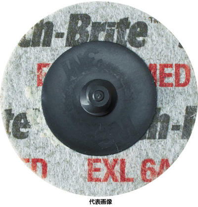 ☆3M／スリーエム　ROLOC EU 6AM 2IN　スコッチ・ブライト　ロロック　EXLユニホイール　外径50mm　粒度180相当　（10個入）　　コード(8363348)