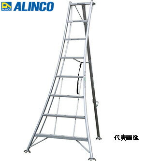 【代引き不可】 ALINCO アルインコ KWX-330 アルミ園芸三脚 アルミ脚立 全高3.38m 最大使用質量100Kg 【時間指定不可】