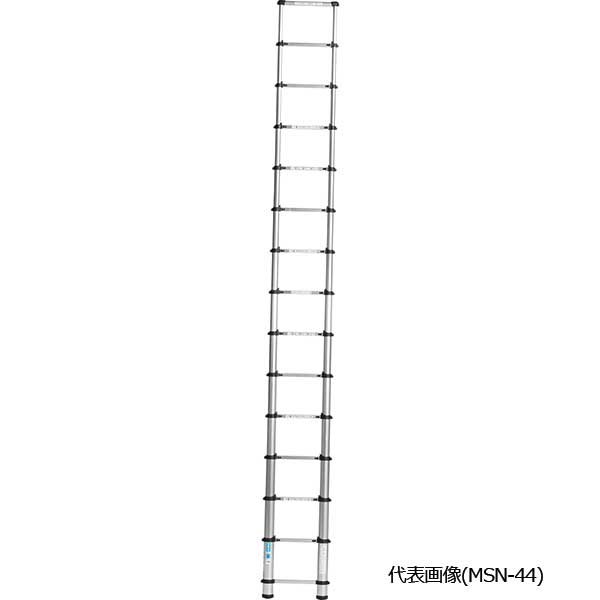 【代引き不可】☆ALINCO/アルインコ　MSN-38　伸縮式はしご　0.9～3.8m　最大使用質量100Kg　【時間指定不可】