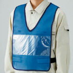 ☆ユニット　379-66　差し込み式ベスト青　胴囲108〜128cm　　コード(3716350)