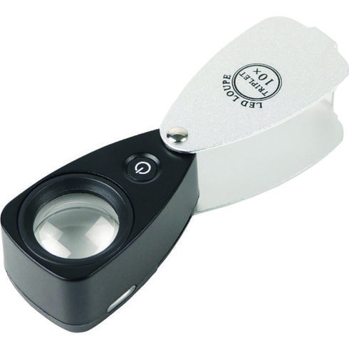 ☆エンジニア　SL-37　LEDポケットルーペ　10倍