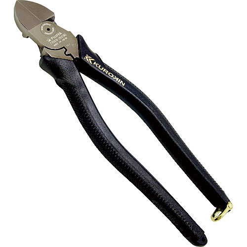 ☆FUJIYA/フジ矢　7700N-200BG　電工名人偏芯薄刃ニッパ　200mm　（黒金）Black×Gold　VVF線切断ニッパのサムネイル
