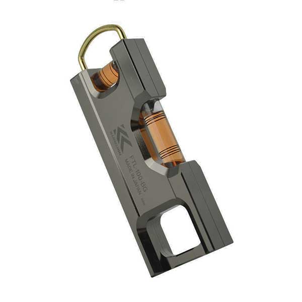 ☆FUJIYA/フジ矢　FTL-100-BG　アルミ水平器　黒金　KUROKIN