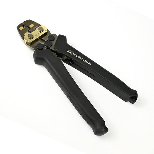 ☆FUJIYA/フジ矢　FC-45-BG　圧着工具（絶縁被覆付閉端接続子用・黒金）Black×Gold