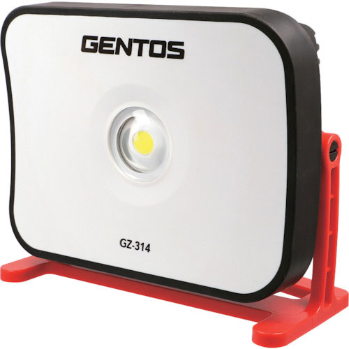 ☆GENTOS/ジェントス　GZ-314　充電式COB　LED高出力型投光器　Ganz314　6000ルーメン　耐塵・防滴（IP64準拠）　AC電源・充電池兼用　　　コード(2459554)