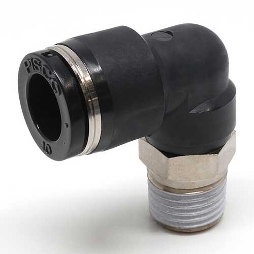 ☆PISCO　PL10-02　チューブフィッティング　エルボ　φ10　R1/4　ワンタッチ管継手