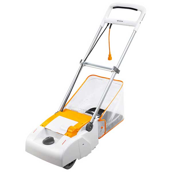 【代引き不可】☆京セラ　LM-2810　電子芝刈機　リール式(5枚刃)　刈込幅280mm　　(693751A)　【代引き不可】