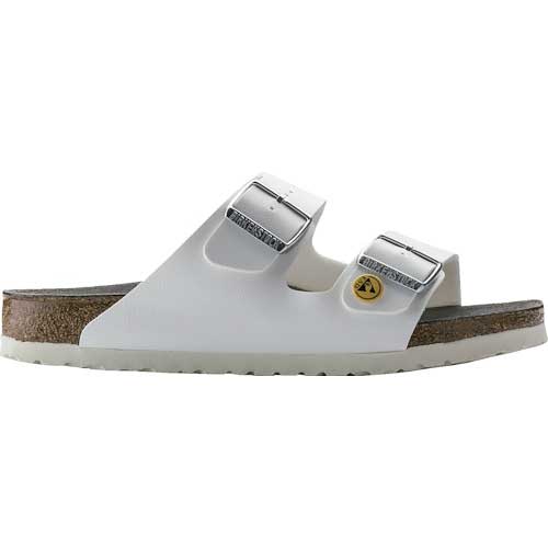 ☆BIRKENSTOCK　89410　静電サンダル　アリゾナESD　Arizona ESD BF　ホワイト　男...