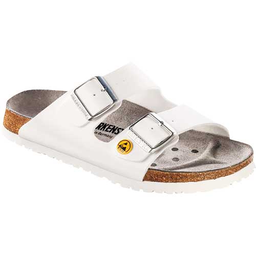☆BIRKENSTOCK　89410　静電サンダル　アリゾナESD　Arizona ESD BF　ホワイト　男...