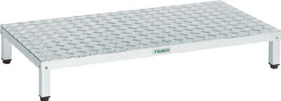【代引き不可】☆TRUSCO/トラスコ中山　TFSH1260AL　高床式アルミ製ステップ　　　　コード（2775816）