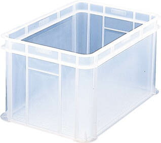 【代引不可】☆TRUSCO/トラスコ中山　S54TM　α透明コンテナ：552X400X309透明　　　コード（0009598）