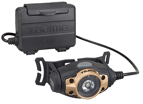 ☆TAJIMA/タジマ　LE-F351D-G　LEDヘッドライトF351D ゴールド　350lm