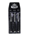 ☆TONE(前田金属工業) PP300 ピンポンチセット(3本組 先端径4mm・4.5mm・5mm) PP-300