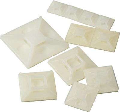 ☆TRUSCO/トラスコ中山　結束バンド固定具　粘着シート付　幅10.2　100個入　　THC3838　　(4149866)