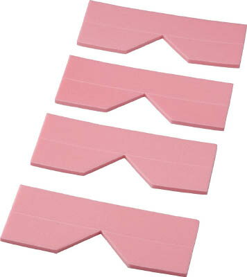 ☆TRUSCO/トラスコ中山　エッジクッションテープ　コーナー用4枚入　レッド　　TECC50R　　(4155271)