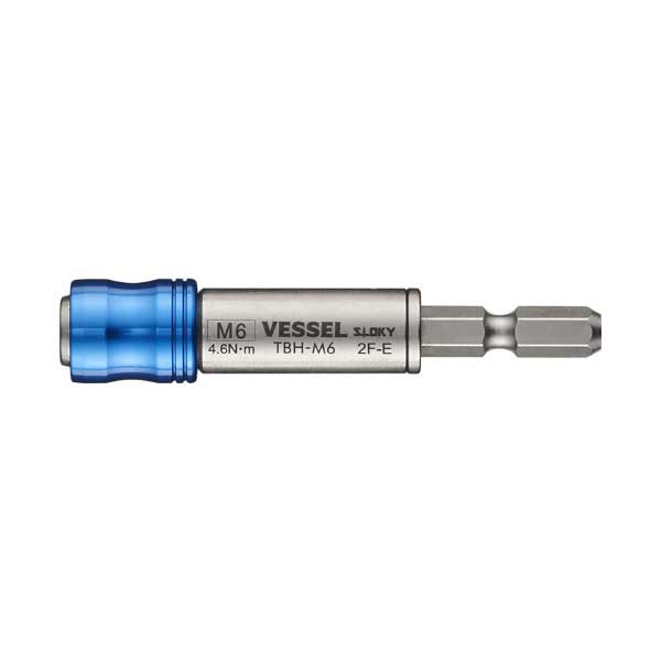【メール便対応】☆VESSEL/ベッセル TBH-M6 トルクビットホルダー M6 全長75mm 差込6.35mm 簡易トルク管理ツール