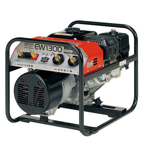 【法人向け】【代引き不可】☆新ダイワ　EW130D　エンジン溶接機　(ガソリンエンジン)　130A　　【車上..
