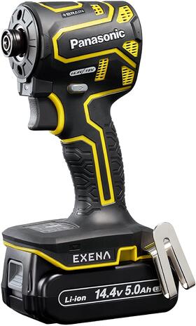 \パナソニック インパクトドライバー EXENA Pシリーズ ＋BRAIN デュアルタイプ 14.4V高容量5.0Ah電池パックセット イエロー EZ1PD1J14D-Y 3