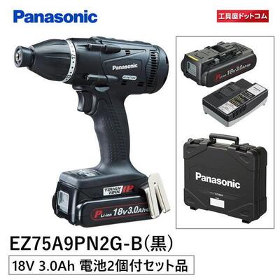 ѥʥ˥å Panasonic(ѥʥ˥å) ǥ奢ޥѥȥɥ饤С 18V3.0Ahåȡ ֥å EZ75A9PN2G-B 