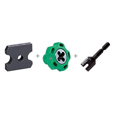 【バリ取りセット】パナソニック全ネジカッター純正刃W3/8 2枚1組 EZ9SBW31＋ベッセルバリトリビットA2..