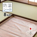 畳下用 【防湿シート 8帖用（1.0m×3.8m）4枚入り】 日本製 畳 防虫紙 防虫シート 防ダニシートと使うとより効果的！ 防湿透明シート 湿気対策に