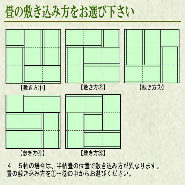 【楽天市場】畳 新畳 オーダー畳（畳替え）新畳（半帖畳タイプ）／中国産い草畳表／縁付き畳4．5帖用（半帖畳9枚セット）日本製 送料無料※置き畳