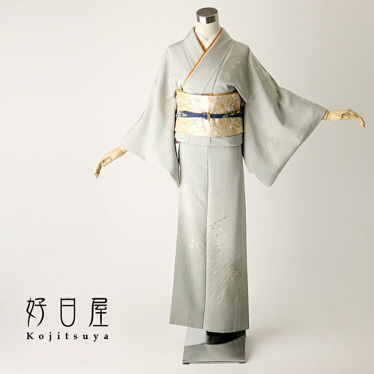 楽天市場】着物(カラーグレー・種類(着物)訪問着,付下げ 楽天市場】着物(カラーグレー・種類(着物)訪問着,付下げ
