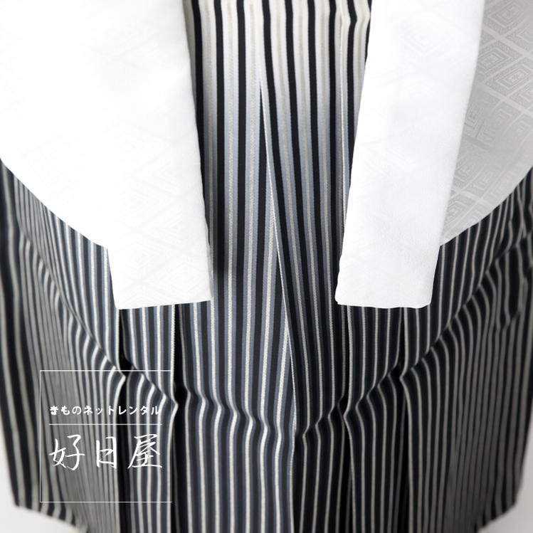 【レンタル】紋付羽織袴 フルセット dh-016の紹介画像3