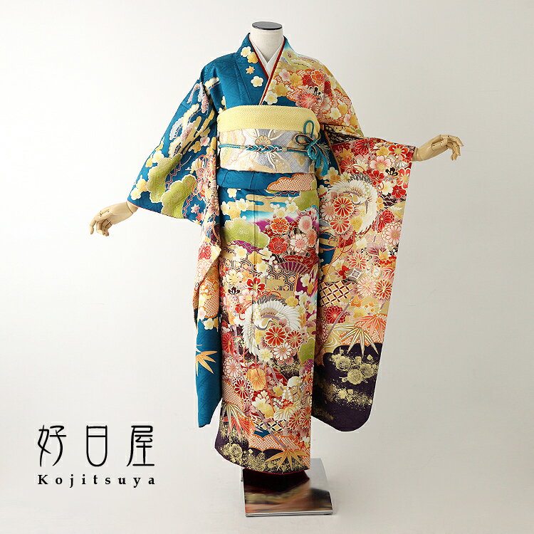 楽天市場】グリーン 緑(種類(着物)振袖)(着物セット|和服 楽天市場】グリーン 緑(種類(着物)振袖)(着物セット|和服
