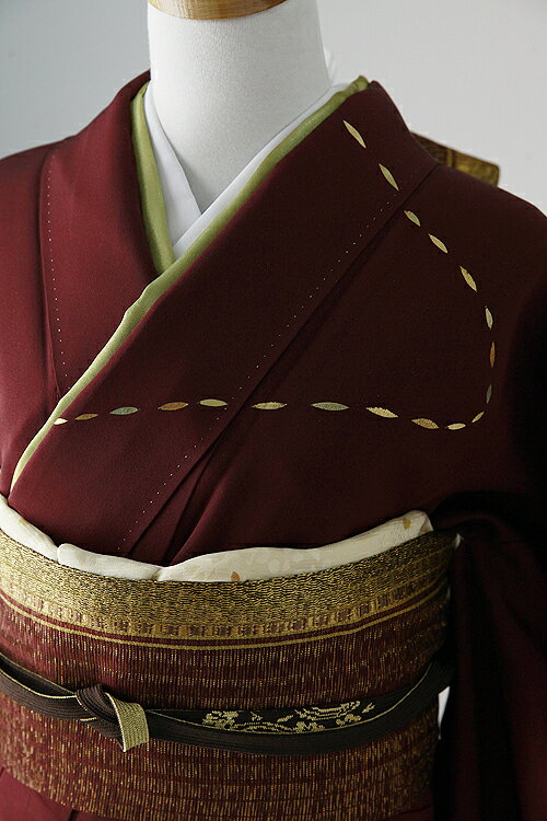 【レンタル】訪問着 フルセット 正絹 適応身長145~160cm h-332