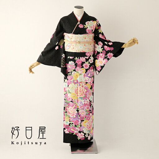 【レンタル】訪問着 フルセット 正絹 適応身長153~168cm h-248 【レンタル】訪問着 フルセット 正絹 適応身長153~168cm h-248