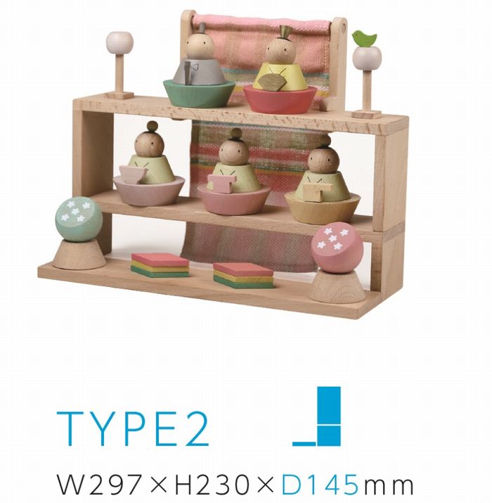 【刺繍名前旗プレゼント】プーカのひな人形 ベーシック BASIC 2.0 木製 プーカ コンパクト 名前旗 名入れ 雛人形 ひな人形 お雛様 おひなさま puca おしゃれ かわいい ミニチュア 小さい ひな祭り 節句 初節句 送料無料 代引手数料無料 03-190052