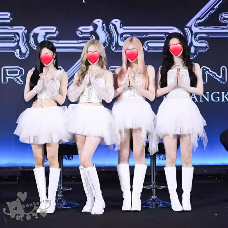 樂天商城 - ダンス衣装 kpop 衣装 セットアップ レディース 大人 韓国 アイドル 衣装 ホワイト 白 へそ出し スカート タンクトップ セクシー スカートダンス ステージ衣装 長袖 チーム K-pop衣装 ダンス チアガール ダンス スーツ 応援団 ギャル服 hiphop 衣装 送料無料