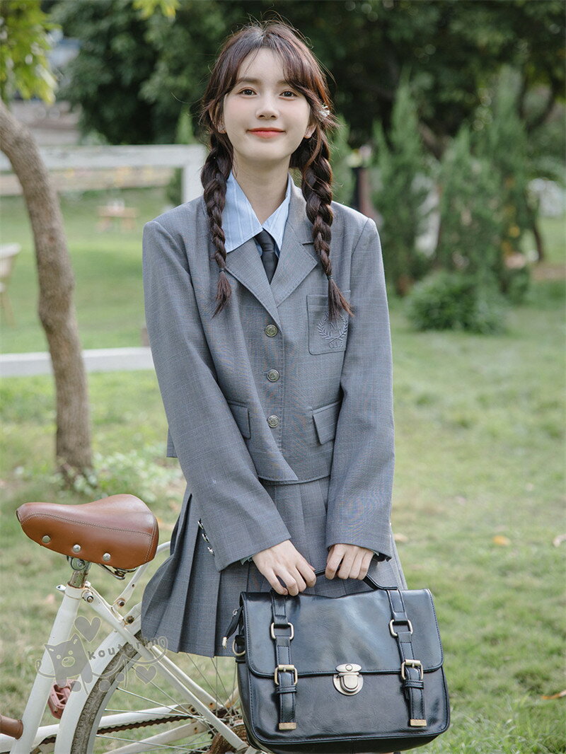 スーツ 女の子 チェック柄 セットアップ ストライプシャツ 韓国 制服 高校生 入学式 韓国 高校生 レディース フォーマルスーツ ジャケット プリーツスカート JK制服 卒服 子供服 入学式 洋服 JK 小学校 中学生 卒業式 S M L XL 送料無料