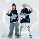 ダンス衣装 k-pop衣装 キッズ男の子 女の子 ヒップホップ チアガールズ ダンス ブラック トップス 短 ロングパンツ へそ出し ジャズダンス ステージ衣装...