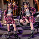 キッズダンス衣装 チアガール セットアップ hiphop ジャズ タイダイ柄 キラキラトップス スカート 女の子 へそ出し ガールズ 派手 ステージ衣装 子供服 K-POP 韓国 演出服 練習着 応援団 イベント 舞台衣装 JAZZ 舞台衣装 応援団 120-160cm 送料無料