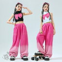 キッズ 女の子 k-pop衣装 ダンス衣装 ヒップホップ チアガールズ ダンス 黒白ベスト デニムパンツ 切り替えへそ出し ジャズダンス ステージ衣装 練習着 ...