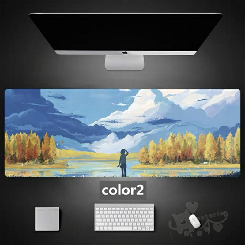 �ޥ����ѥå� �緿 �ǥ����ޥå� PC�ޥå� �����ߥ󥰥ޥ����ѥå� ������� �ѵ��� ���ߤ� ���餷�䤹�� ���ե��� ������ ��̳����� 800*300*3mm ����̵��