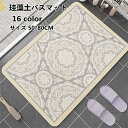 珪藻土バスマット 珪藻土マット 風呂マット 足ふきマット 柔らかい 速乾 瞬間吸水 薄い 軽い 抗菌 防臭 調湿 快適 収納に便利 滑り止め 50*80CM 送料無料