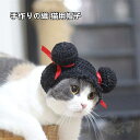 ペット帽子 手作りの織 猫被り物 猫用帽子 可愛い ペット用 犬猫用帽子 コスプレ仮装キャップ 変身 ハロウィン クリスマス お散歩 お出かけ コスチューム 記...